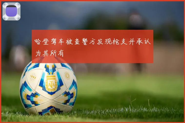 哈登驾车被查警方发现枪支并承认为其所有